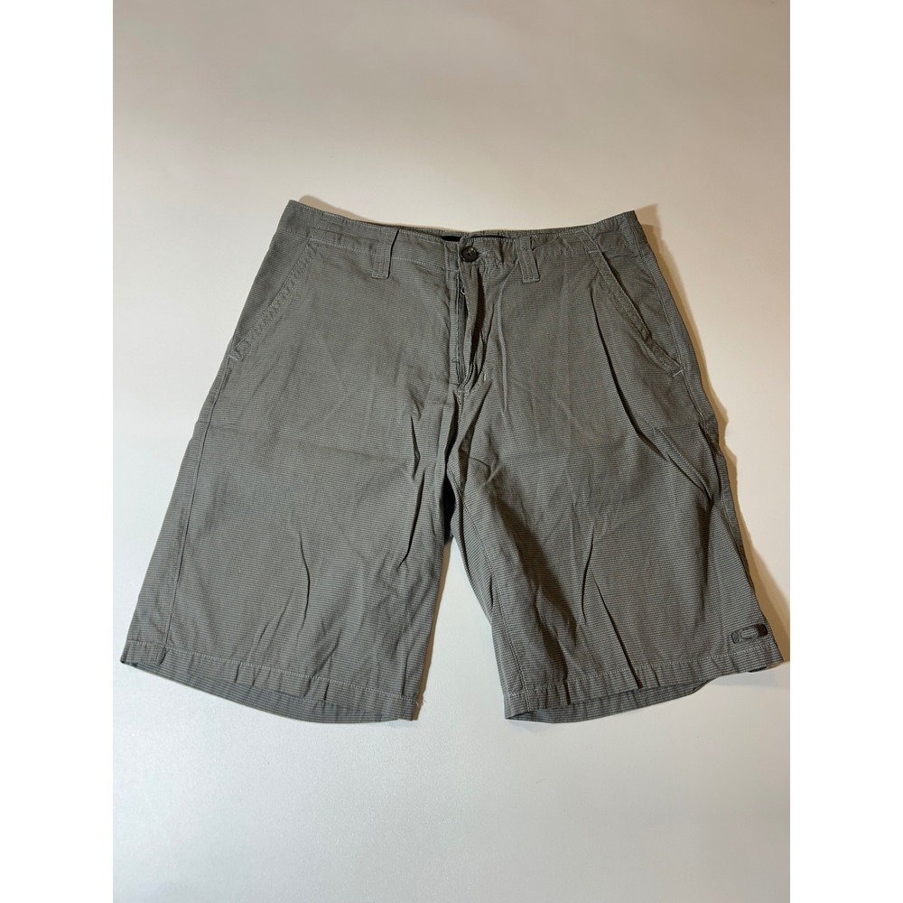 Oakley Houndstooth Shorts Mens 33 Grey Excellent Micro Check Golf Casual